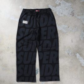 SCALE BAGGY JOGGER BLACK