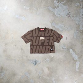SCALE BABY TEE BROWN