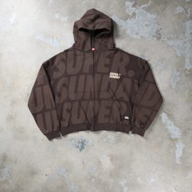 SCALE ZIPPER BROWN