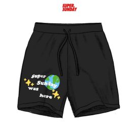 WAS HERE BLACK SHORT PANTS