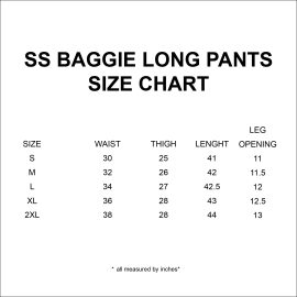 SIZECHART-BAGGY-LONGPANT SIZECHART-BAGGY-LONGPANT