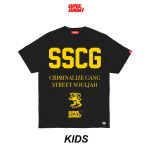 KIDS SSCG CRIME YELLOW ON BLACK