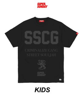 KIDS SSCG CRIME BLACK ON BLACK