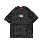 SCALE BOXY BLACK TEE