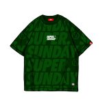 SCALE BOXY TEE DARK GREEN
