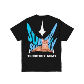 3XL TERRITORY ARMY BLACK GRAPHIC TEE