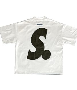 BOXY FLOGO BLACK ON WHITE