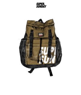 SS TECHNICAL-EMBRO BAGPACK(BEIGE)