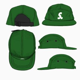 EMBOSS SOGO CAMP CAP DARK GREEN
