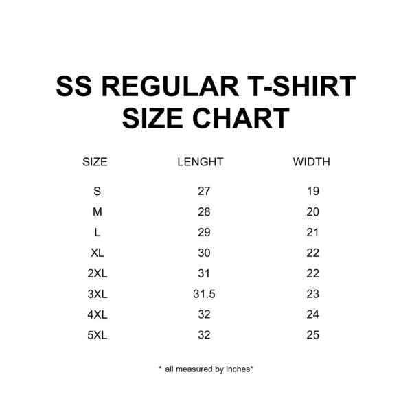 SIZECHART-BASIC-TSHIRT SIZECHART-BASIC-TSHIRT