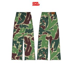 SUPERSUNDAY CAMO JOGGER PANTS GREEN 26