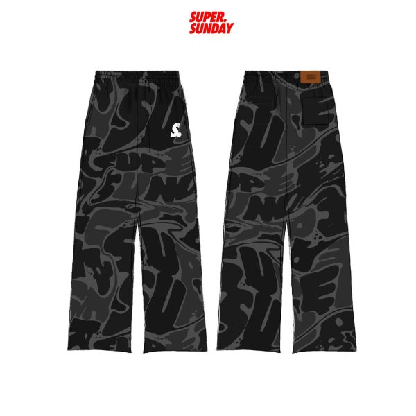 CAMO JOOGER BLACK