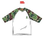 SUPERSUNDAY CAMO RAGLAN GREEN 26