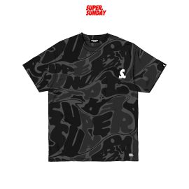 SUPERSUNDAY TSHIRT CAMO BLACK 26