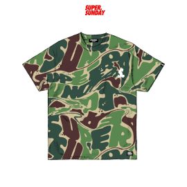 SUPERSUNDAY TSHIRT CAMO GREEN 26