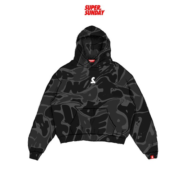 HOODIE CAMO BLACK HOODIE CAMO BLACK