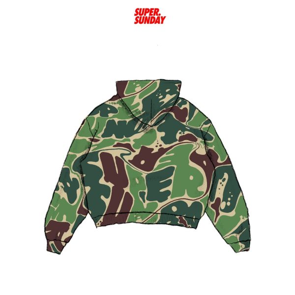 camo green hoodie back camo green hoodie back