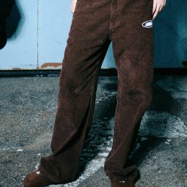 CLUB CORD REG BROWN PANTS