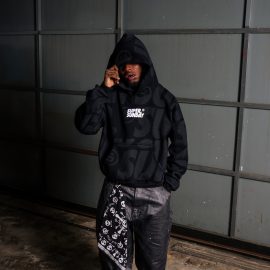 SCALE BLACK HOODIE